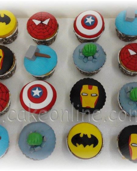 Avengers cupcakes 超級英雄立體杯子蛋糕