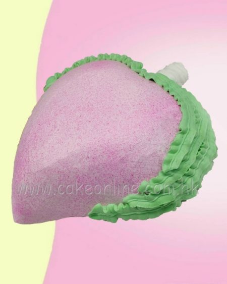 代糖立體壽桃蛋糕 Sugarfree Peach Shape 3D Cake