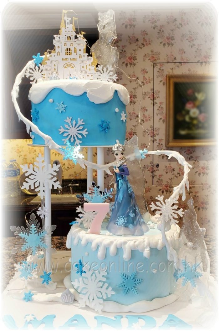 冰雪奇緣 Elsa ( Frozen) 3D Cake